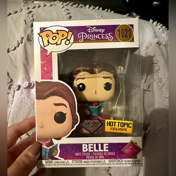 Disney Princess Funko Pop Belle 1021 Diamond Edition - Picture 1 of 1